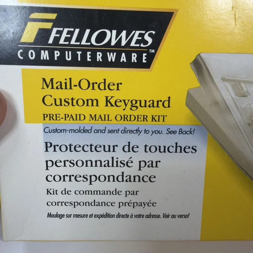 Fellowes Custom Keyguard Keyboard Cover PAID Mail Order Kit 99680 077511996801